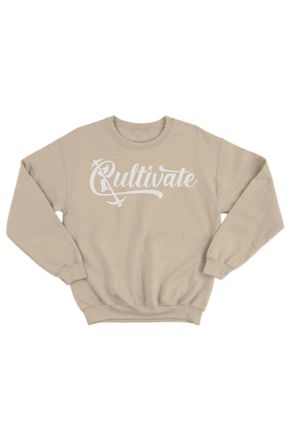 Sandy Brown Cultivate Suede Logo Sweatshirt