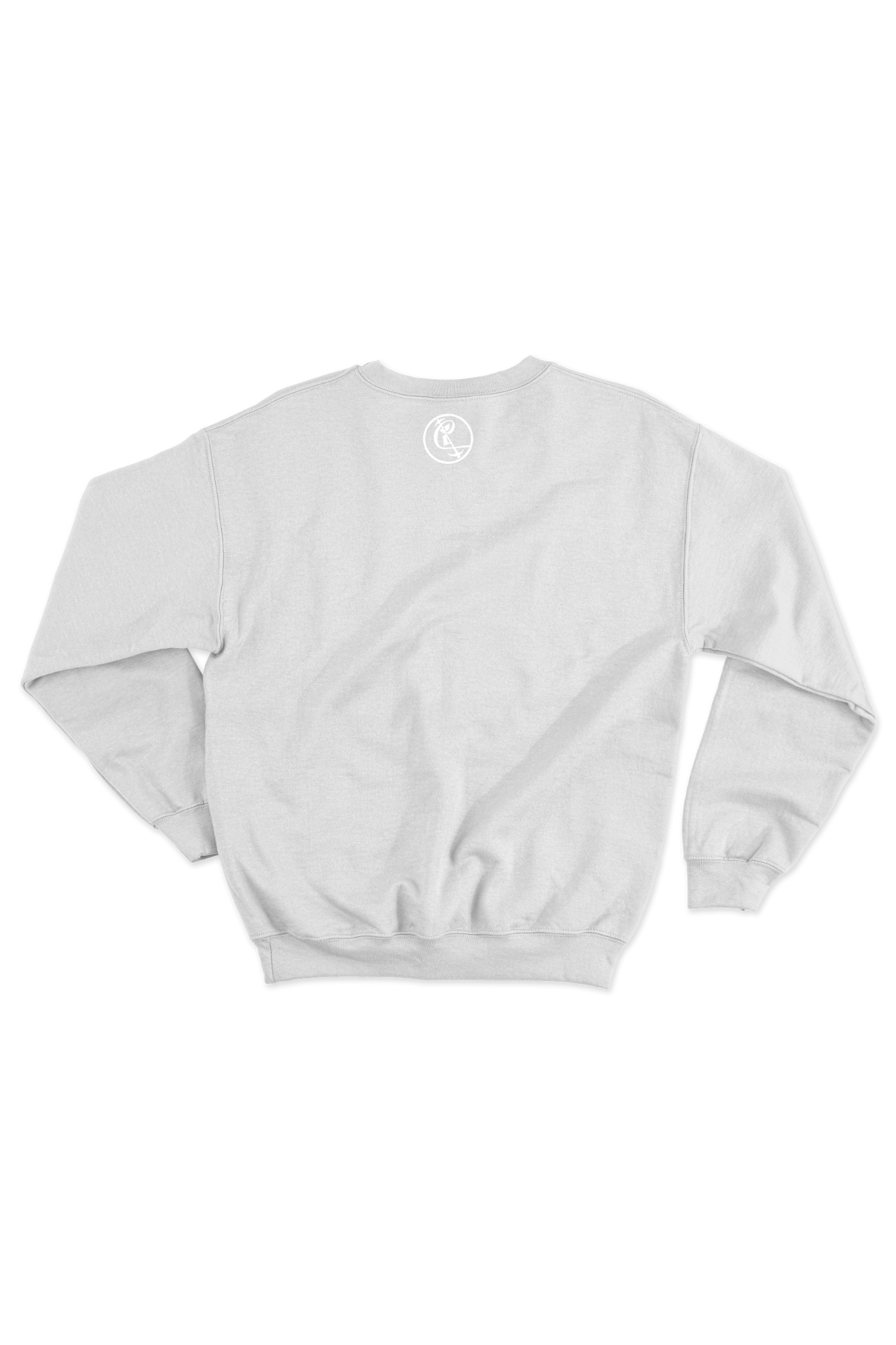 Heather Grey Cultivate Suede Logo Sweatshirt