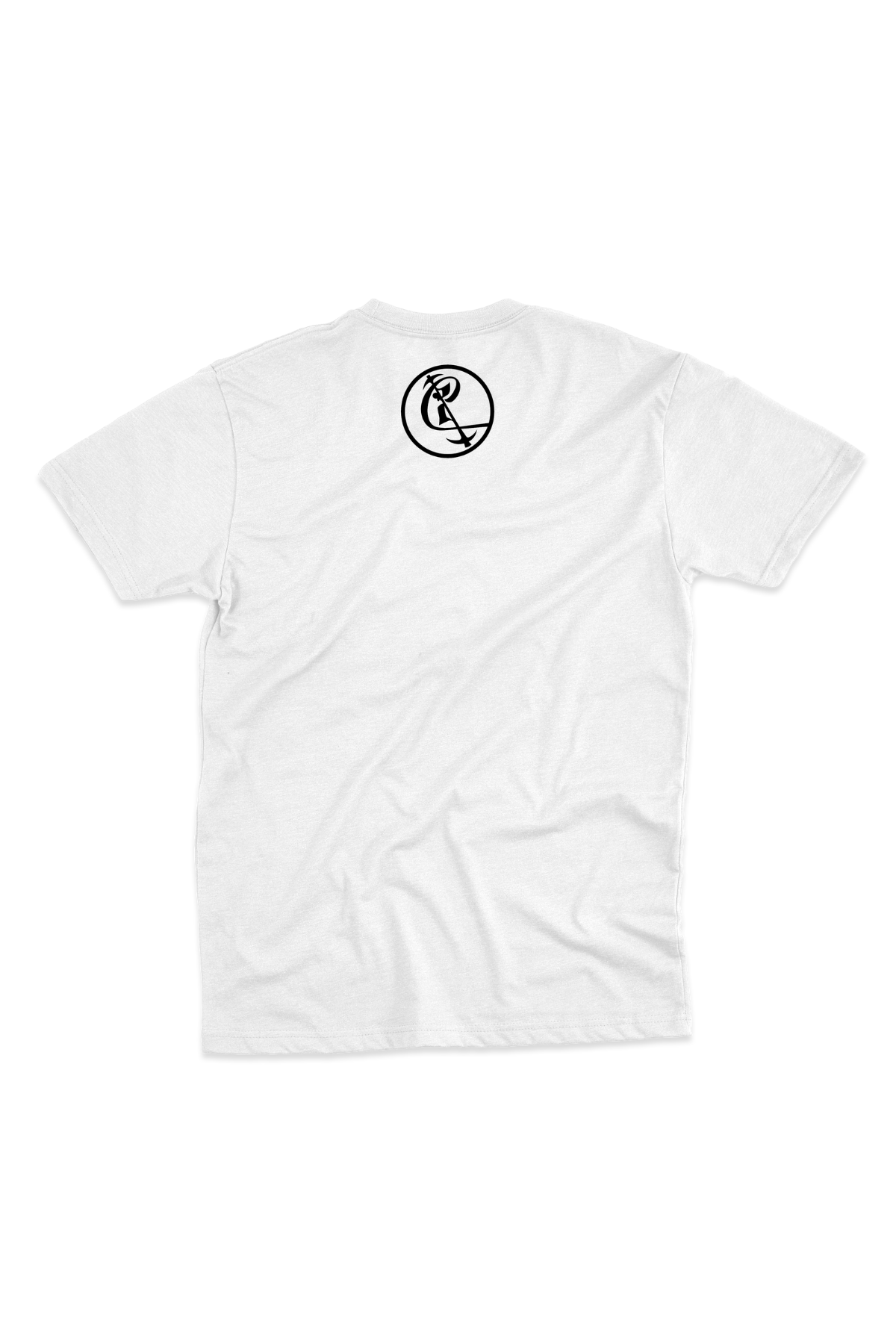 White Cultivate Suede Logo T-shirt