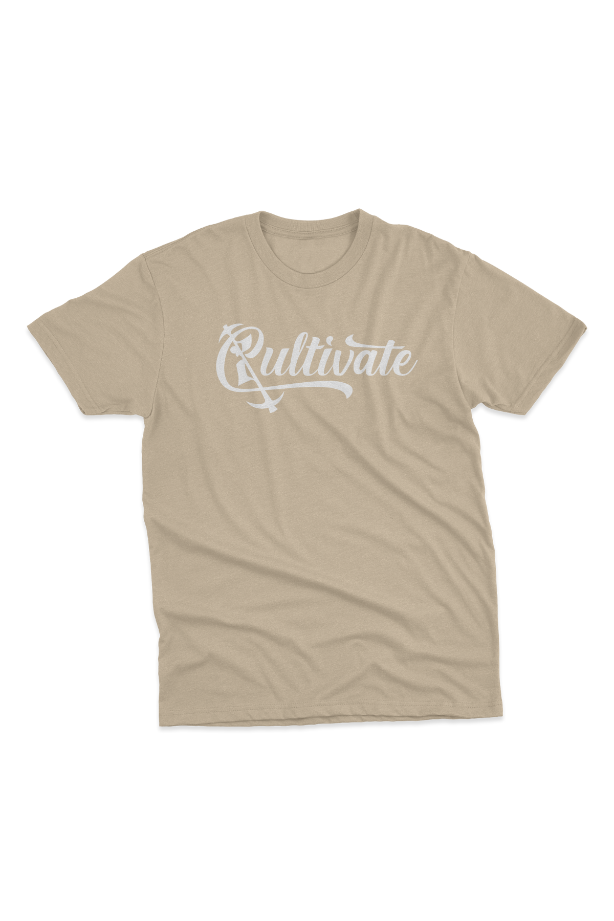 Sandy Brown Cultivate Suede Logo T-shirt