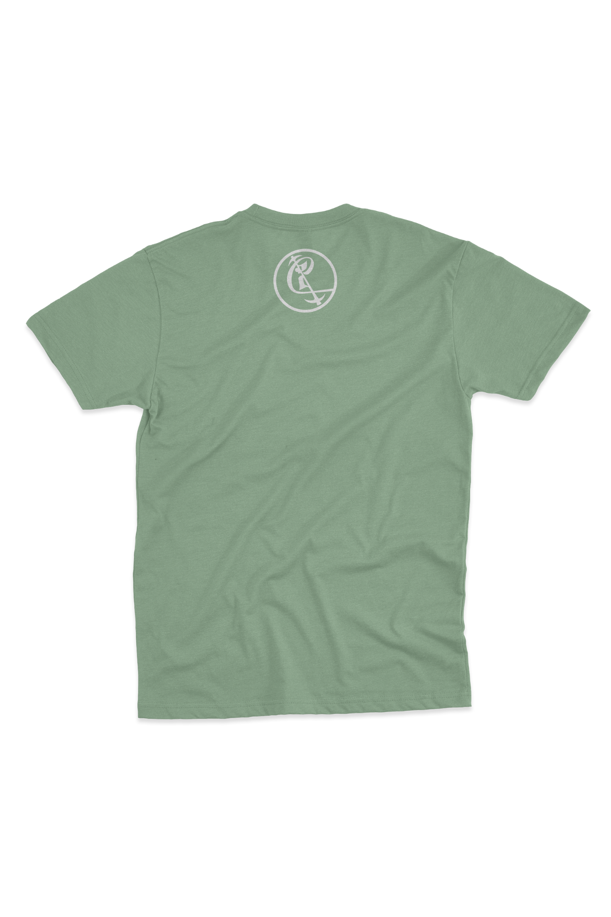 Sage Green Cultivate Suede Logo T-shirt