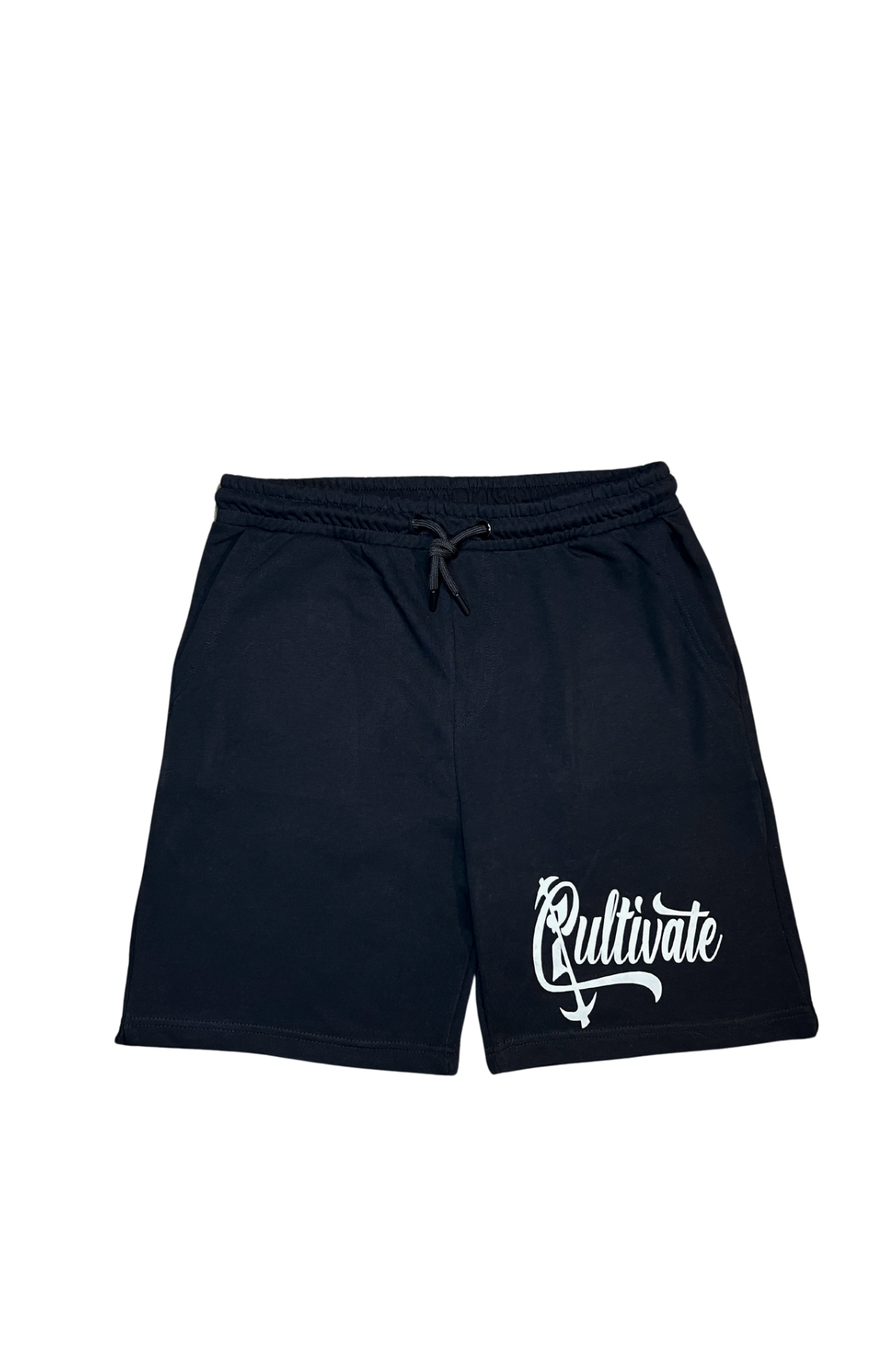 Men's Black Cultivate Logo Shorts